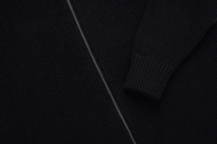 Driver Knit ~ Black Pima Cotton