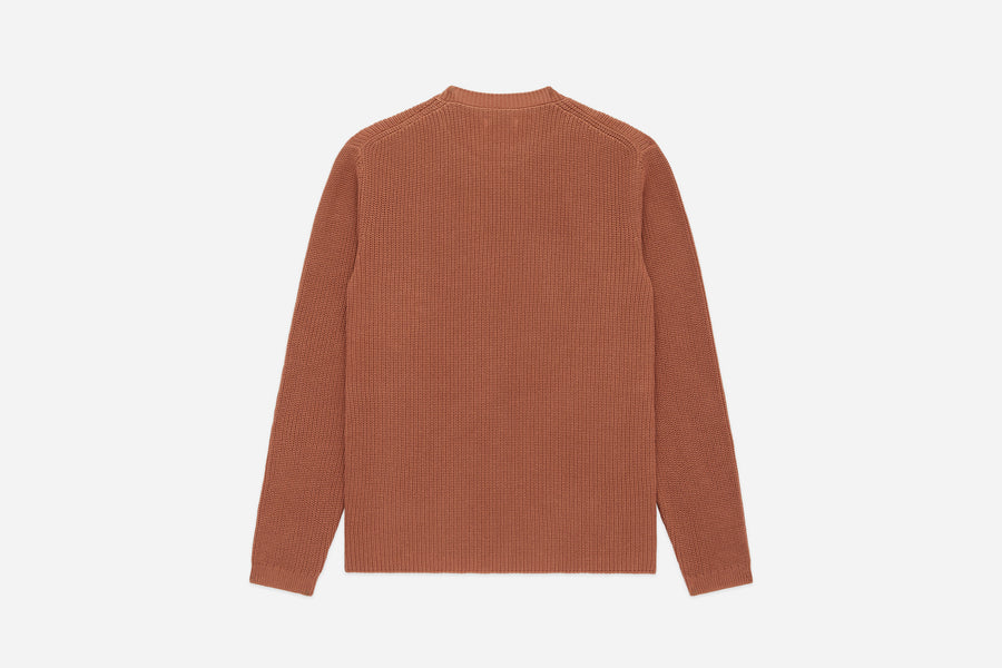 Long Sleeve Knit Tee ~ Clay Pima Cotton