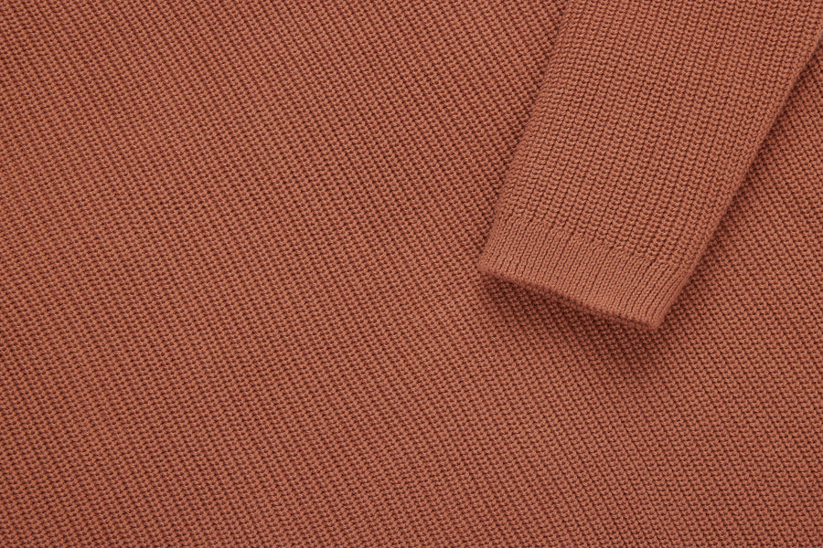 Long Sleeve Knit Tee ~ Clay Pima Cotton