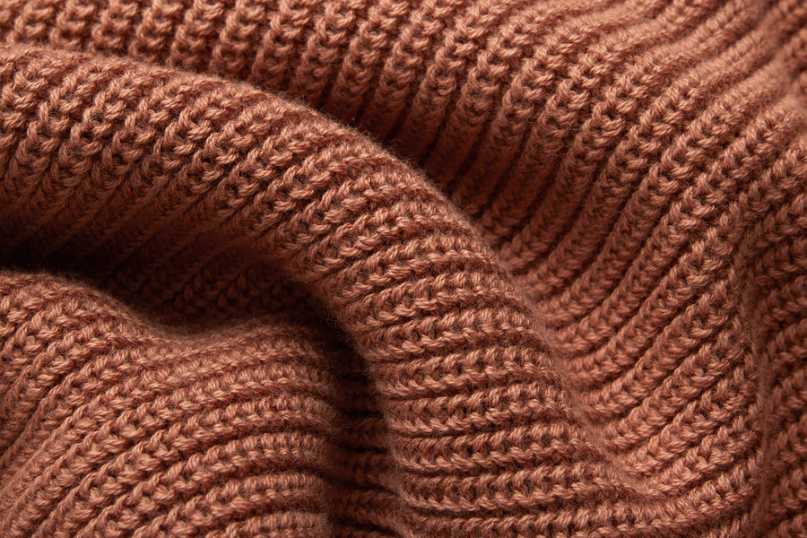 Long Sleeve Knit Tee ~ Clay Pima Cotton