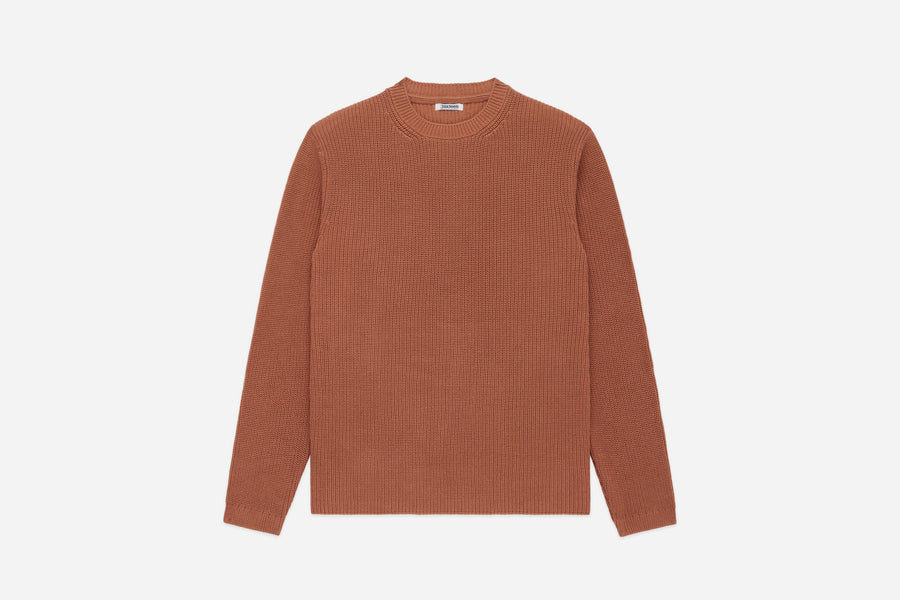 Long Sleeve Knit Tee ~ Clay Pima Cotton