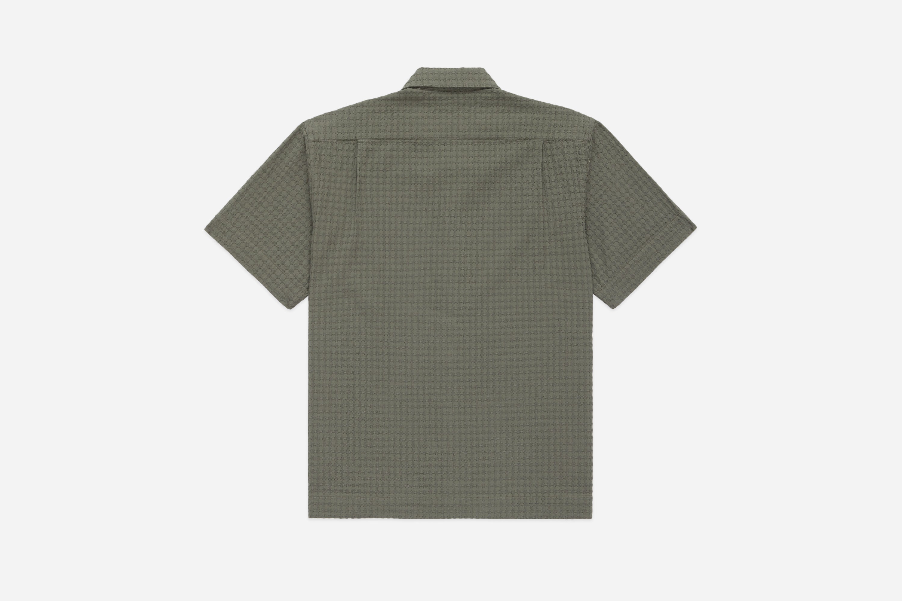 Resort Shirt ~ Olive Geo Weave – 3sixteen