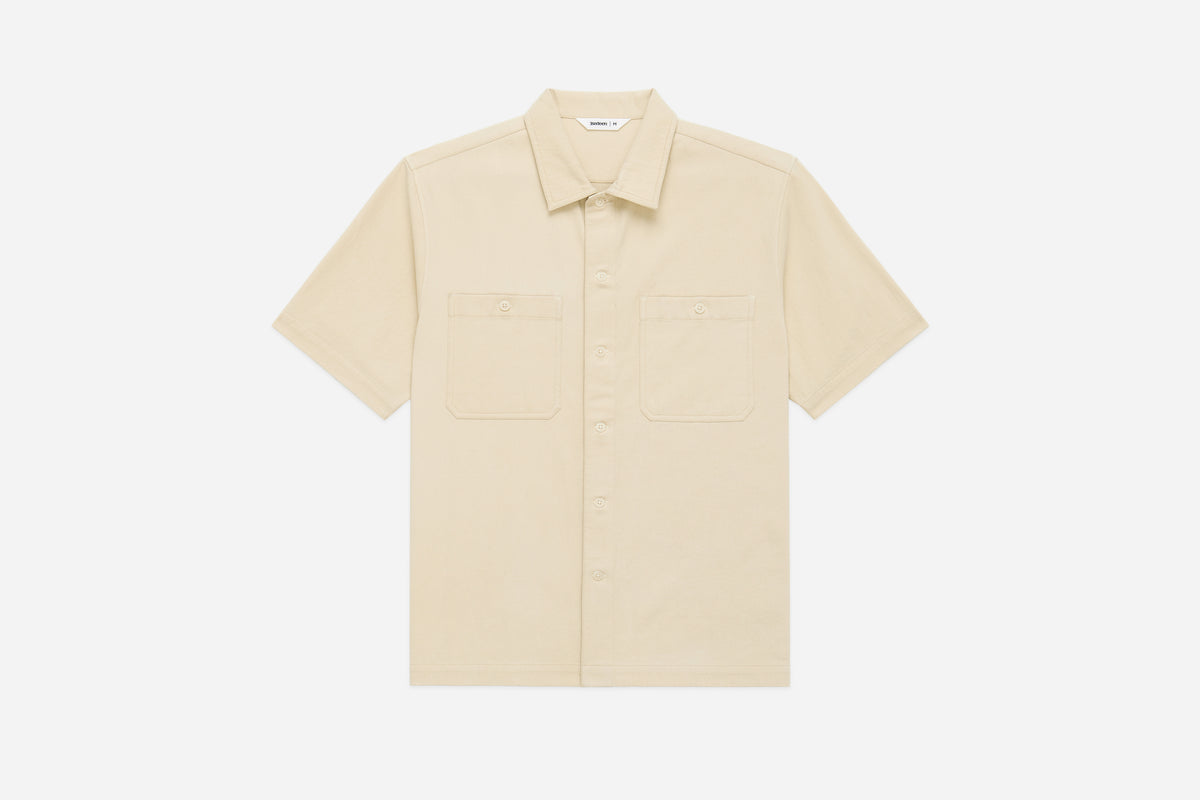 Short Sleeve Workshirt ~ Ecru Twill – 3sixteen