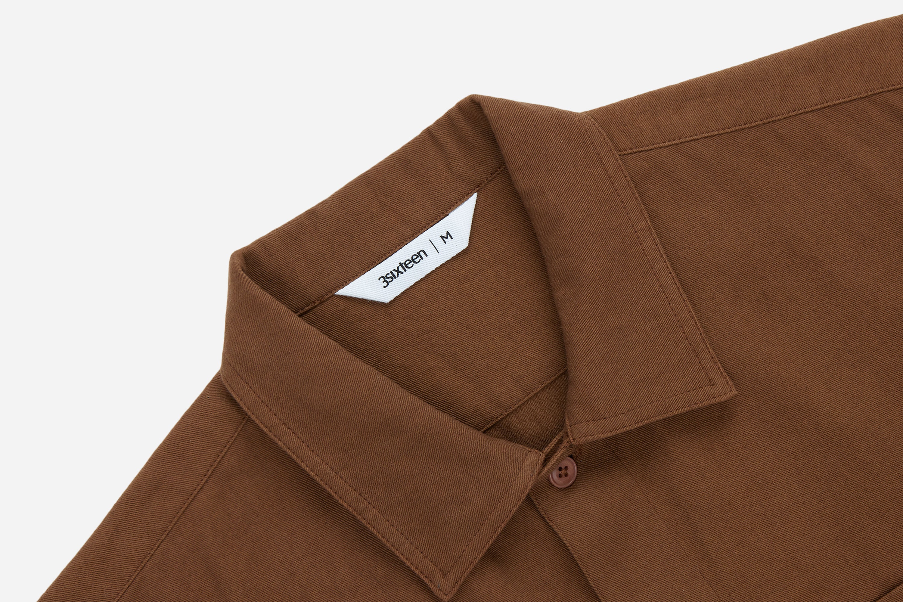 stone  長袖　短丈 Short Sleeve Workshirt ~ Sandstone Twill – 3sixteen