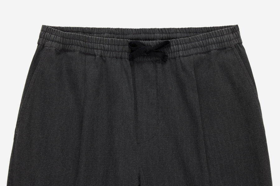 Drawstring Short ~ Charcoal HBT