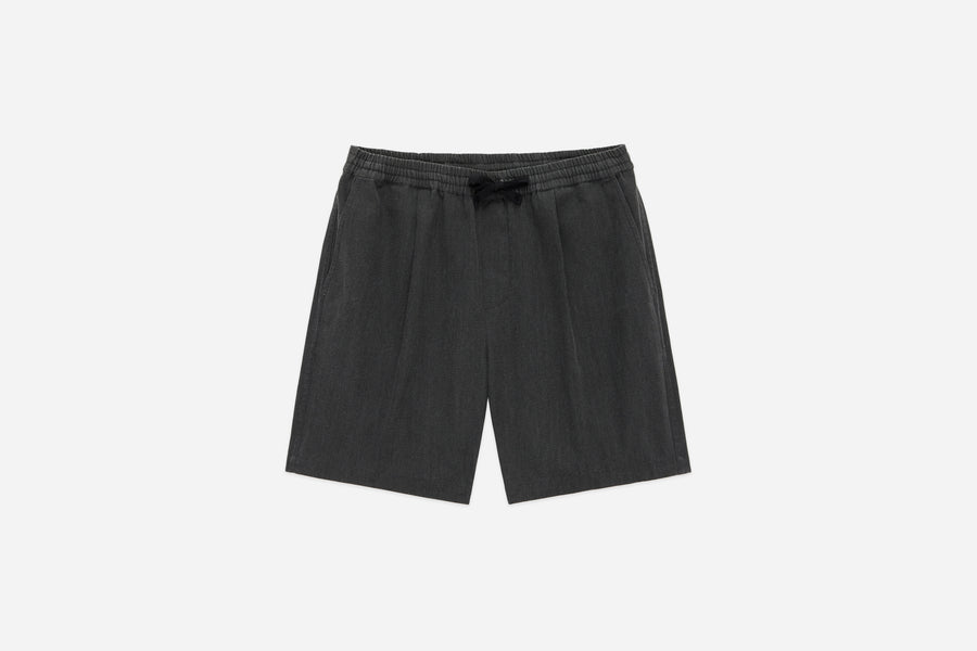 Drawstring Short ~ Charcoal HBT