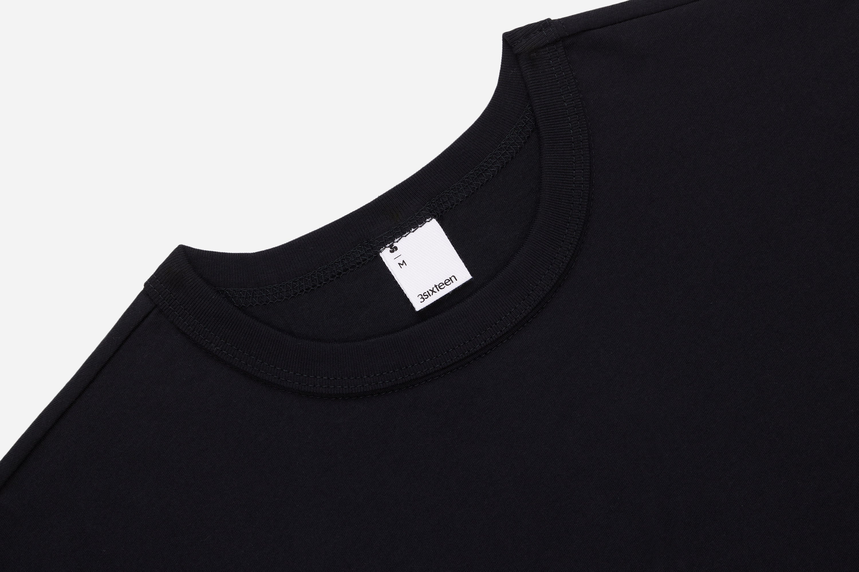 Pima T-Shirt ~ Black (2 Pack) – 3sixteen