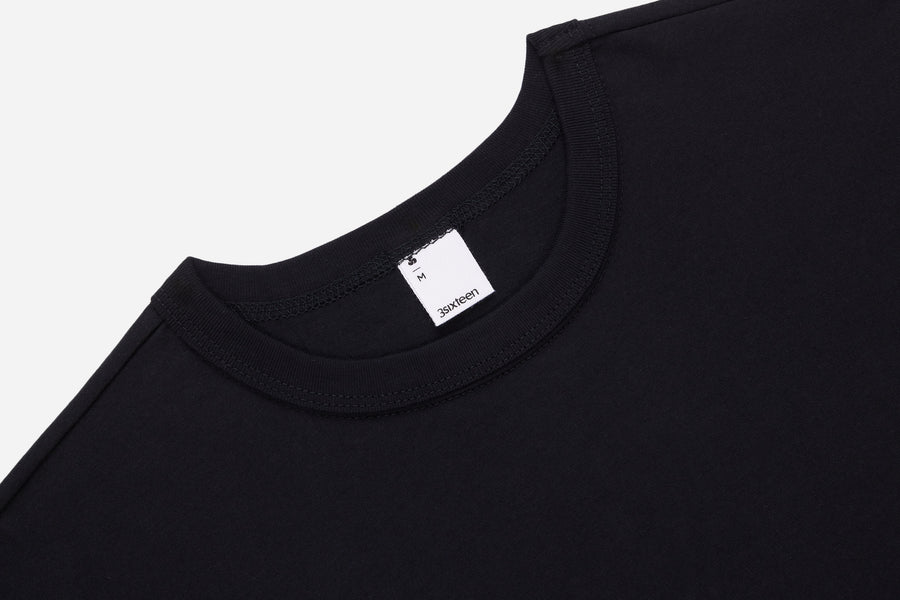Pima Pocket T-Shirt ~ Black (2 Pack)