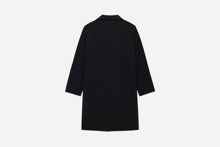Mac Coat ~ Black Wrinkle Nylon