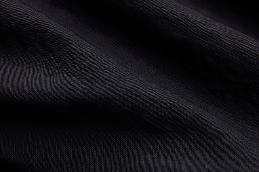 Mac Coat ~ Black Wrinkle Nylon