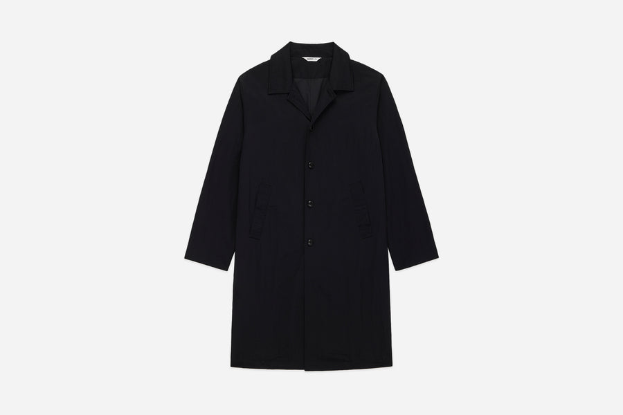 Mac Coat ~ Black Wrinkle Nylon