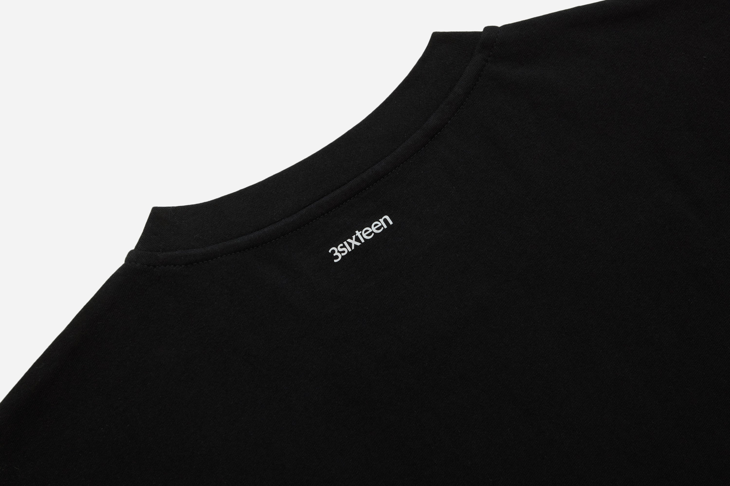 Cropped Training Tee ~ Black – 3sixteen