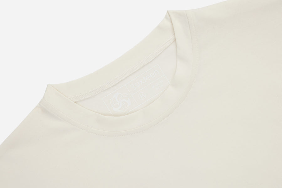 Cropped Training Tee ~ White