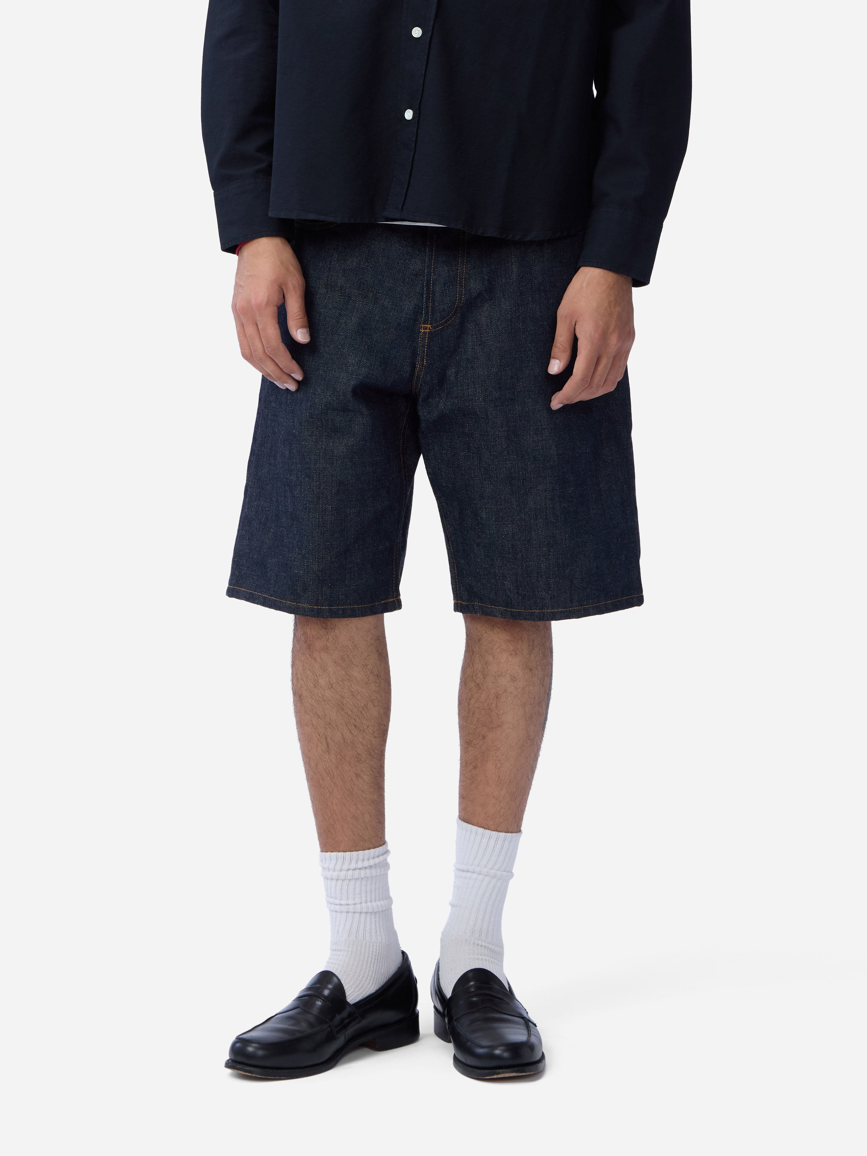 JS-103x ~ Jean Short - Indigo Selvedge – 3sixteen
