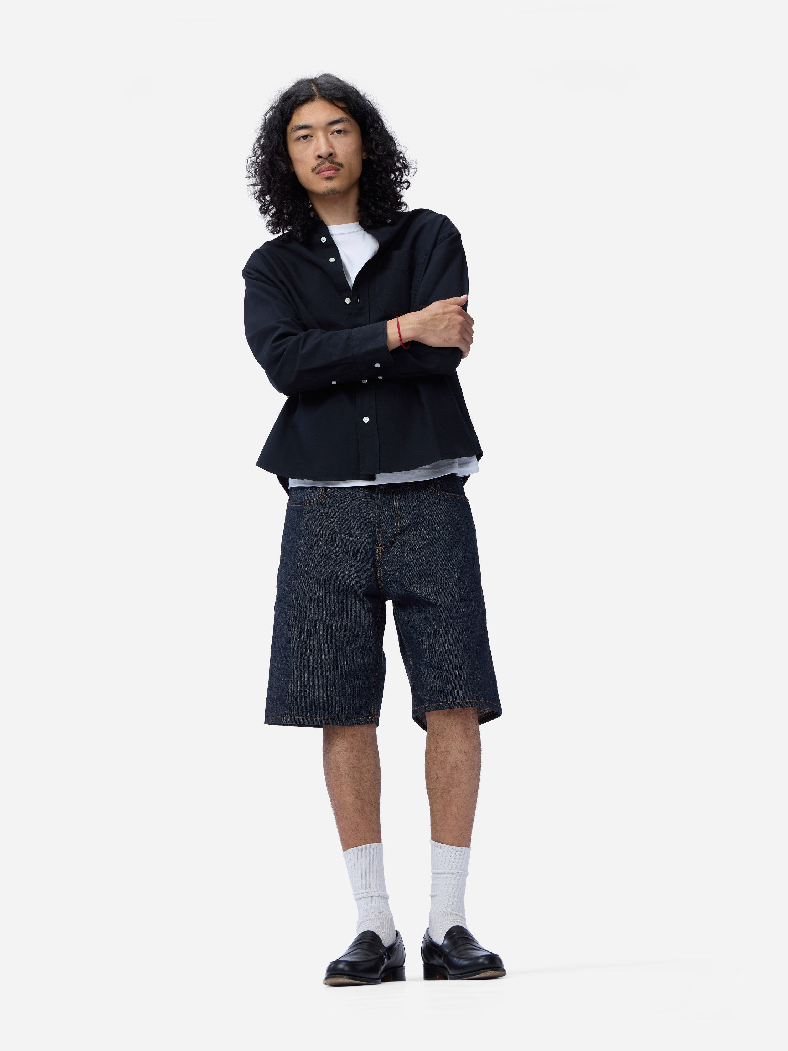 JS-103x ~ Jean Short - Indigo Selvedge – 3sixteen