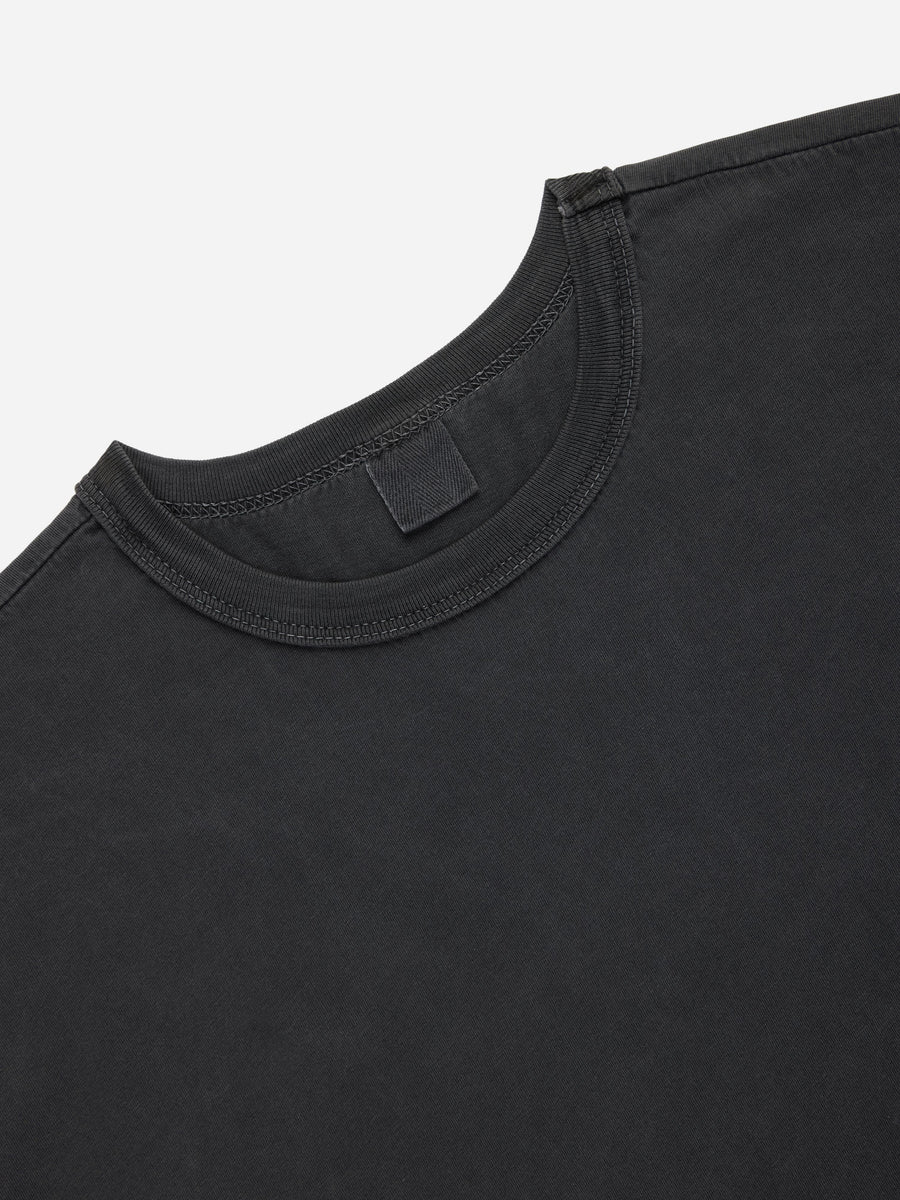 Garment Dyed Pima T-shirt ~ Smoke