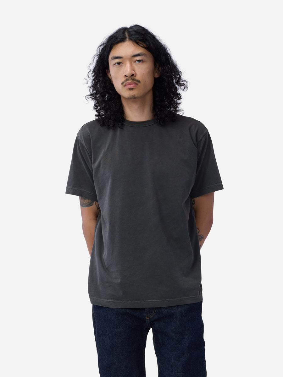 Garment Dyed Pima T-shirt ~ Smoke