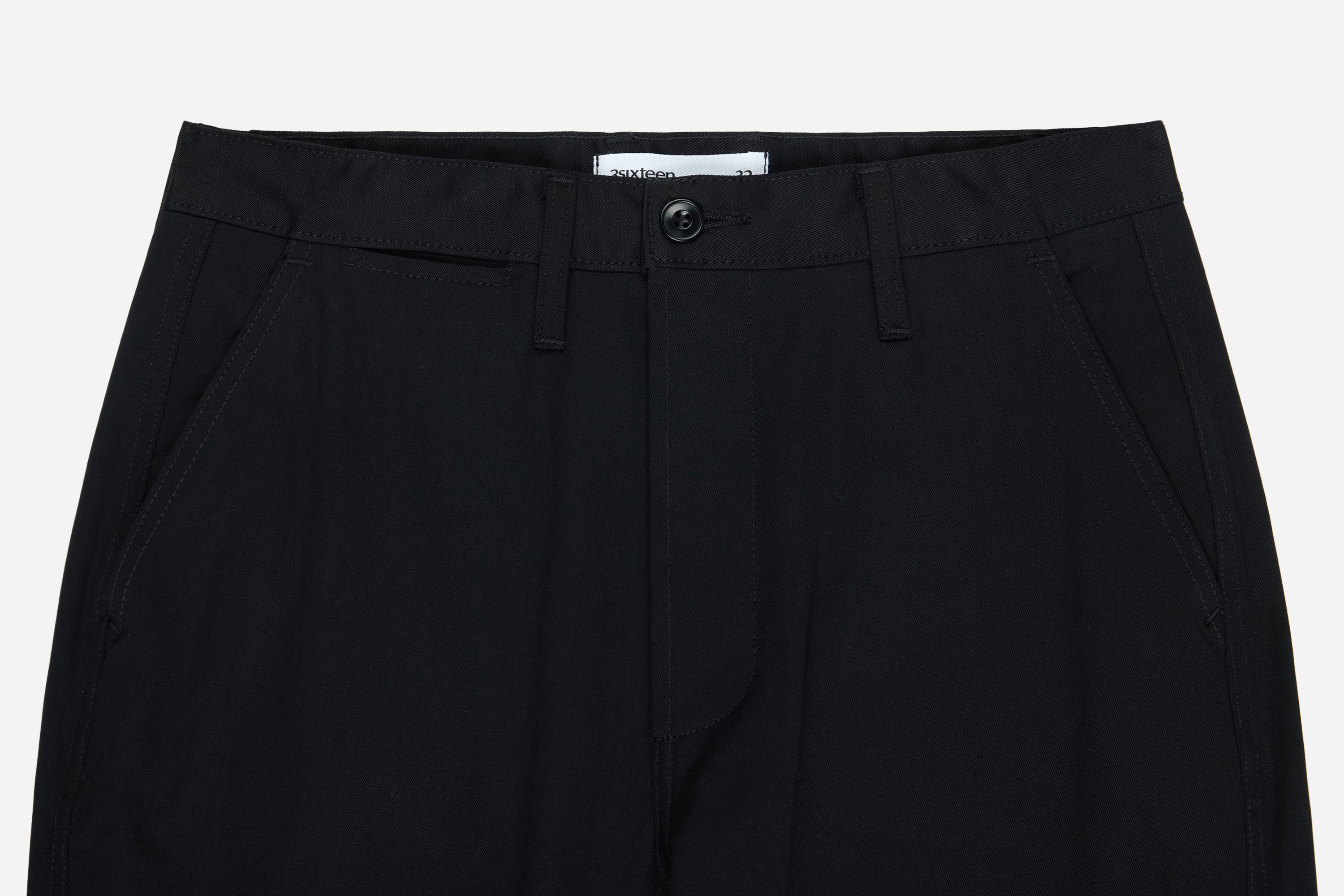 CH-22x ~ Black Selvedge Chino – 3sixteen
