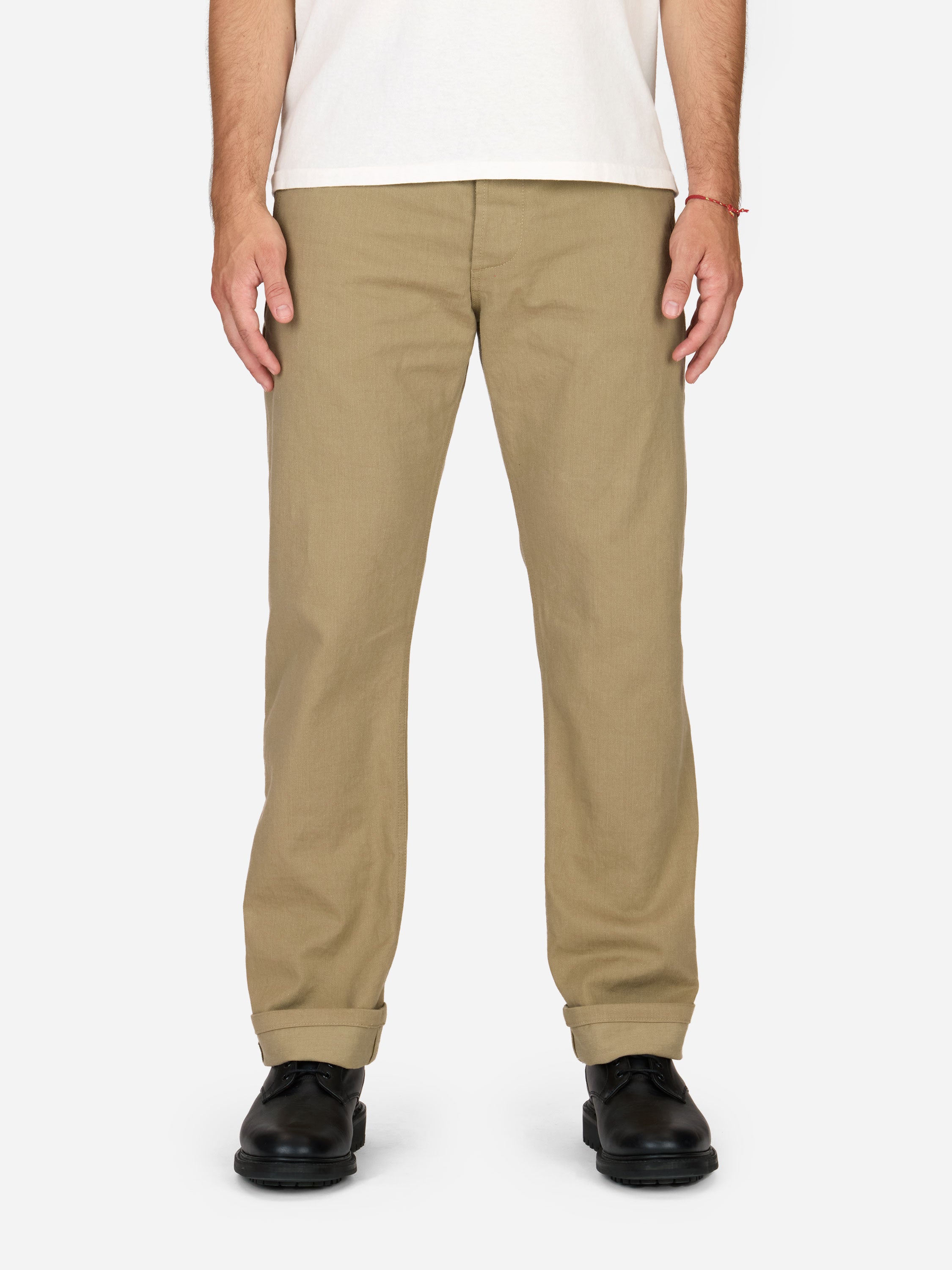 CH-44x ~ Khaki Selvedge Chino – 3sixteen