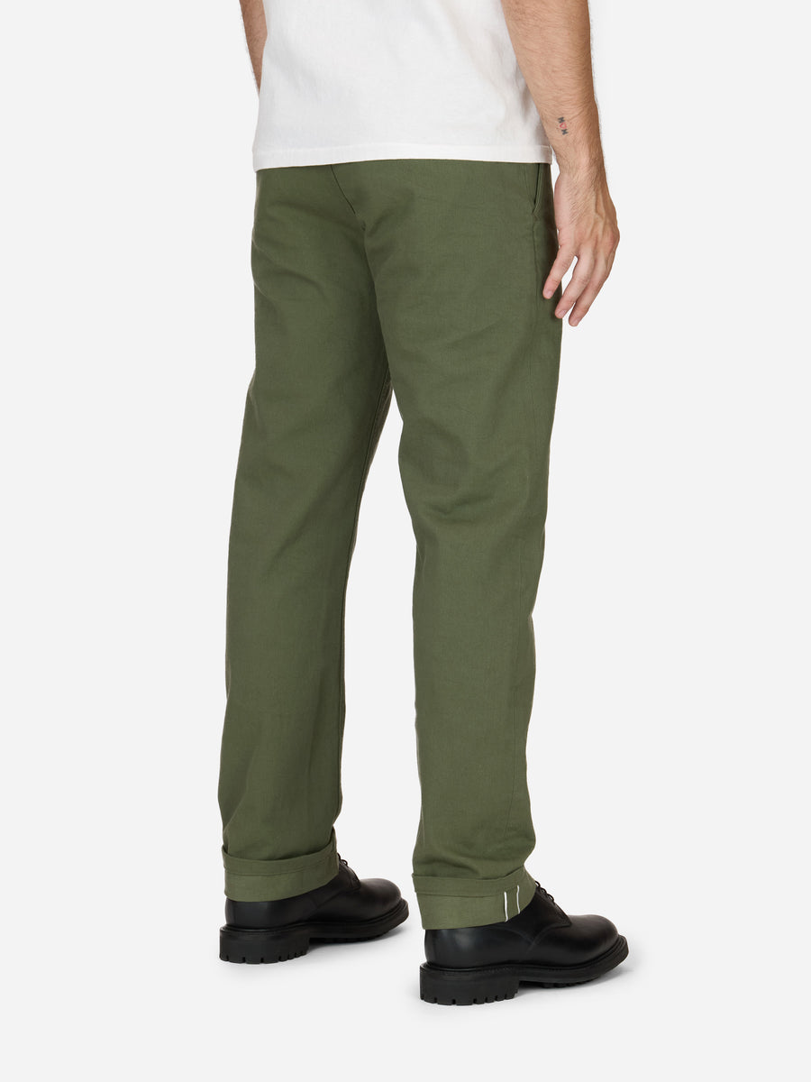 CH-55x ~ Olive Selvedge Chino