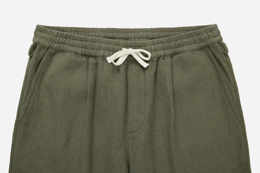 Easy Pant ~ Olive Cotton/Linen