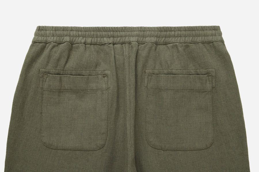 Easy Pant ~ Olive Cotton/Linen