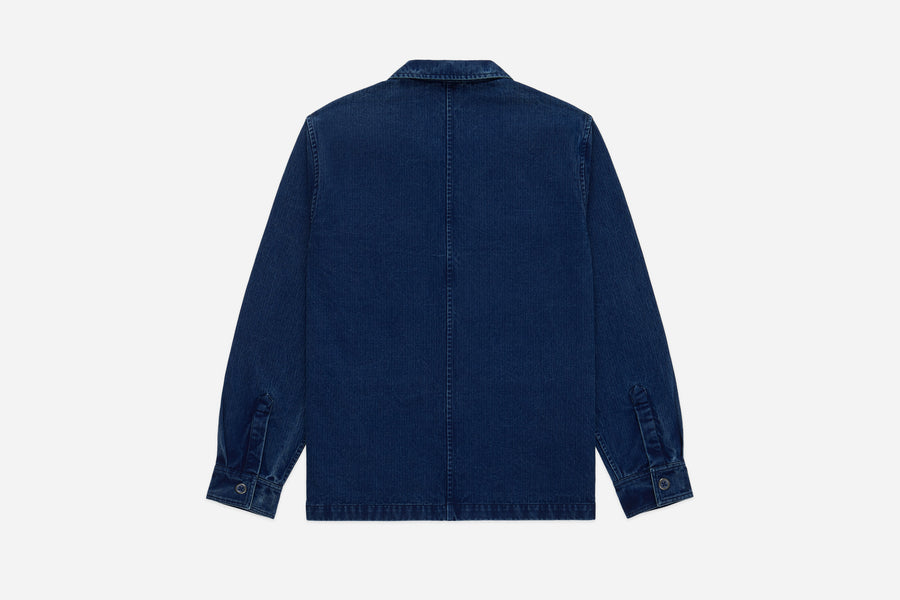 French Work Jacket ~ Indigo HBT