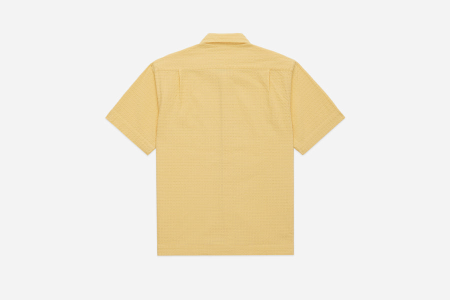 Resort Shirt ~ Sunflower Geo Weave