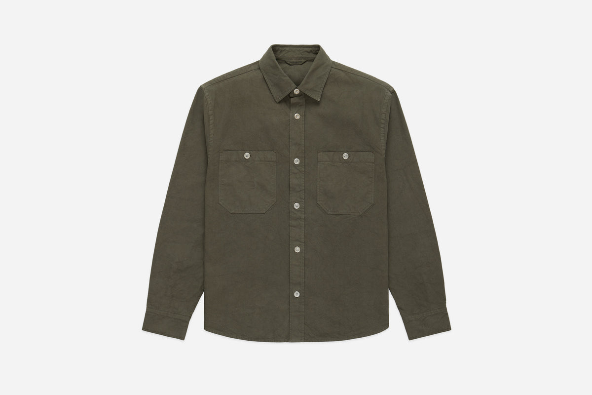 Utility Shirt Crocodile Canvas 3sixteen