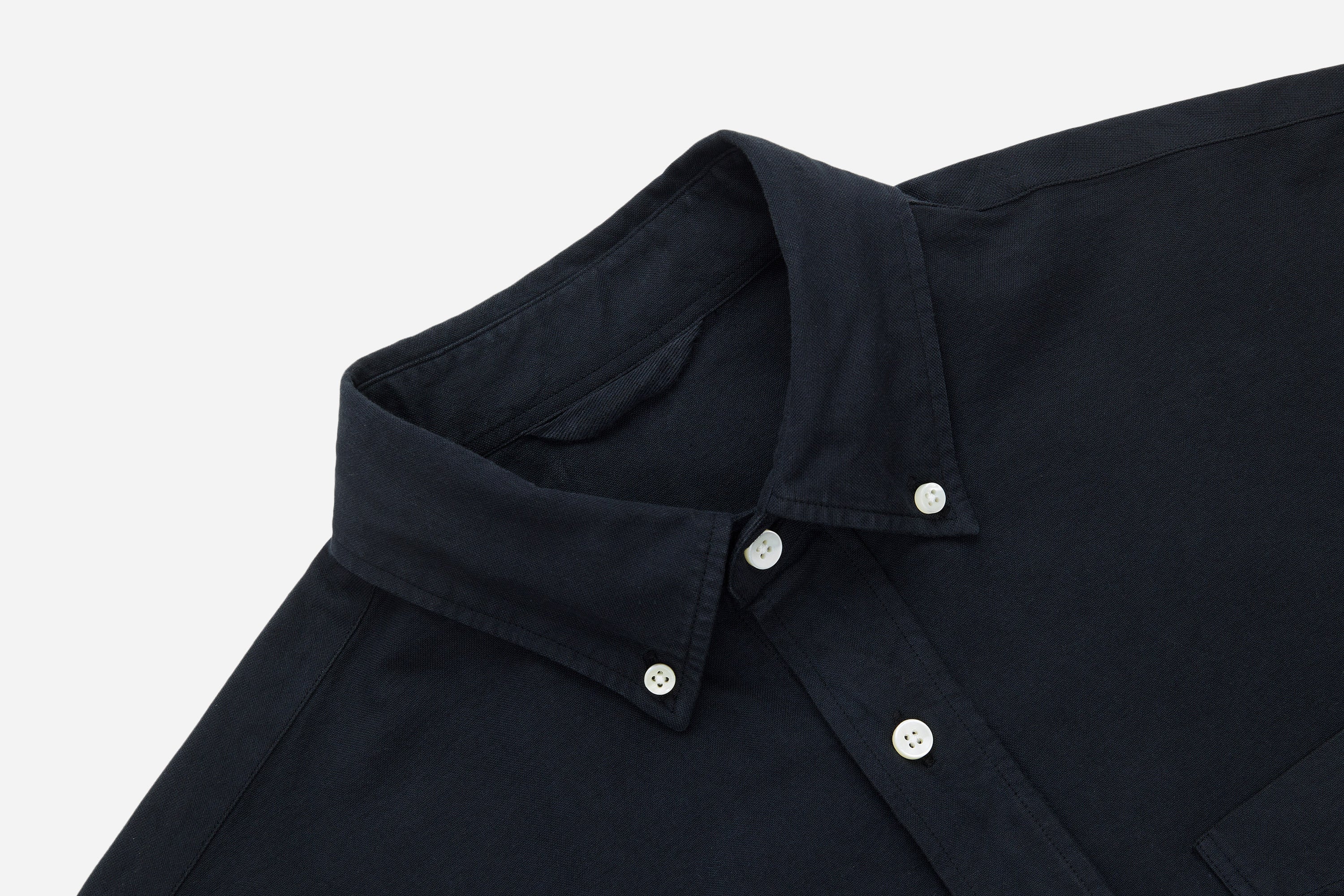 Big Oxford Shirt ~ Black – 3sixteen