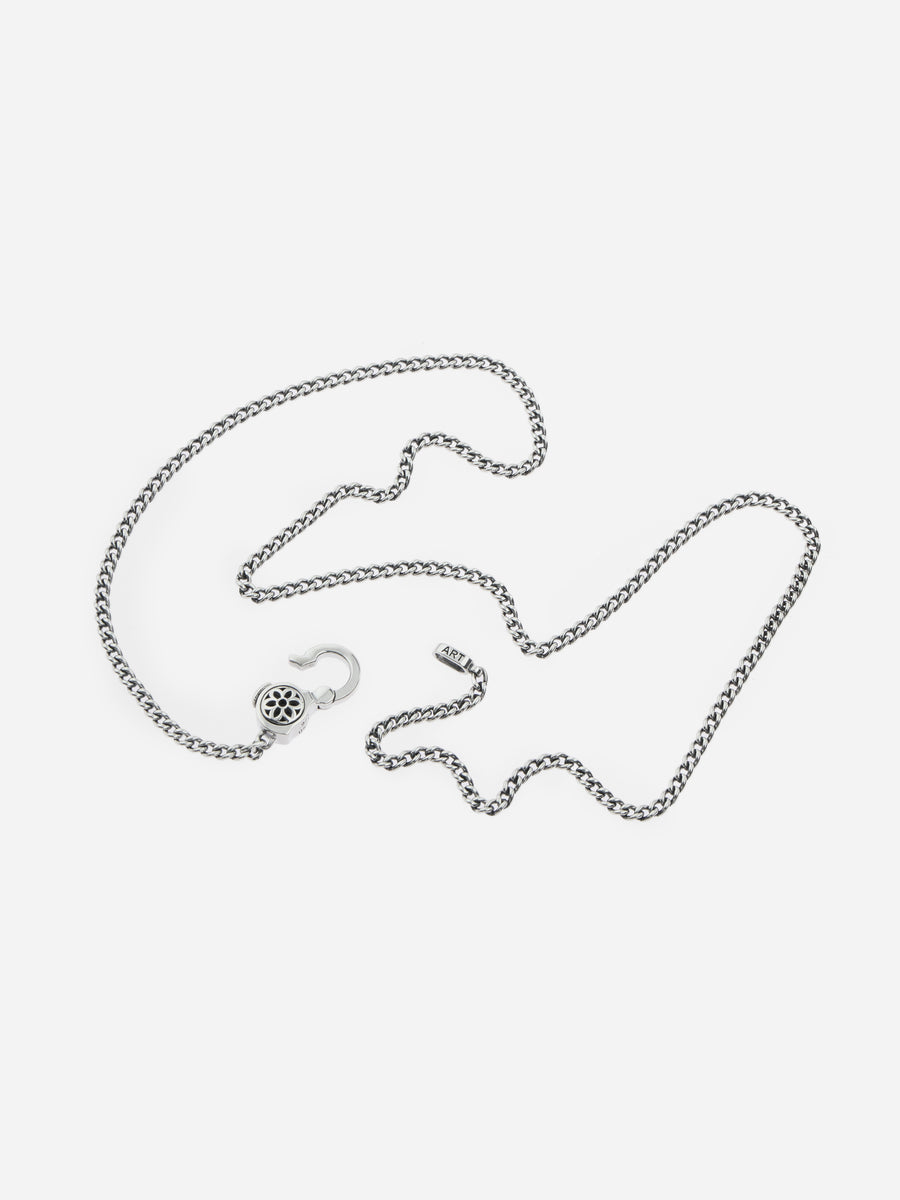 4A Curb Chain Necklace ~ Sterling Silver