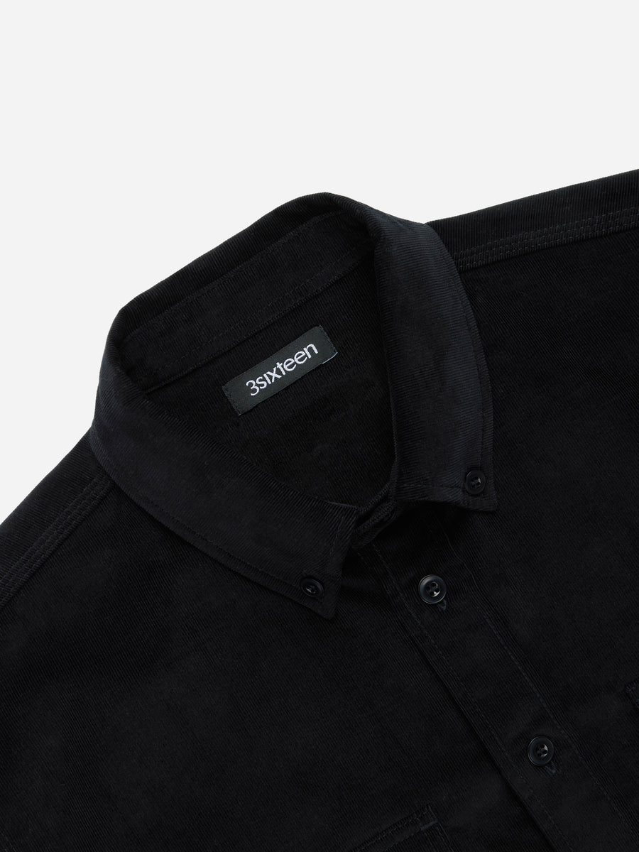 Studio Shirt ~ Black Corduroy