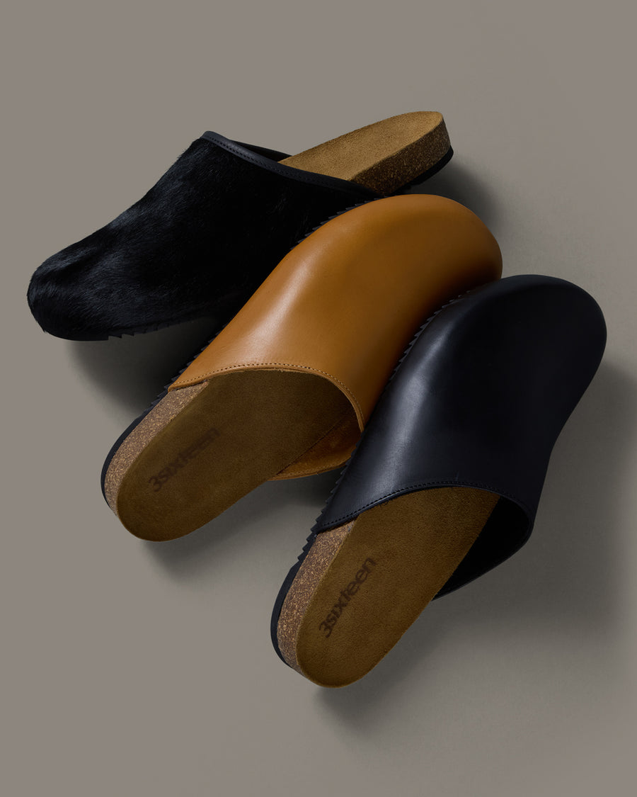 Leather Mules - Back in stock now.
