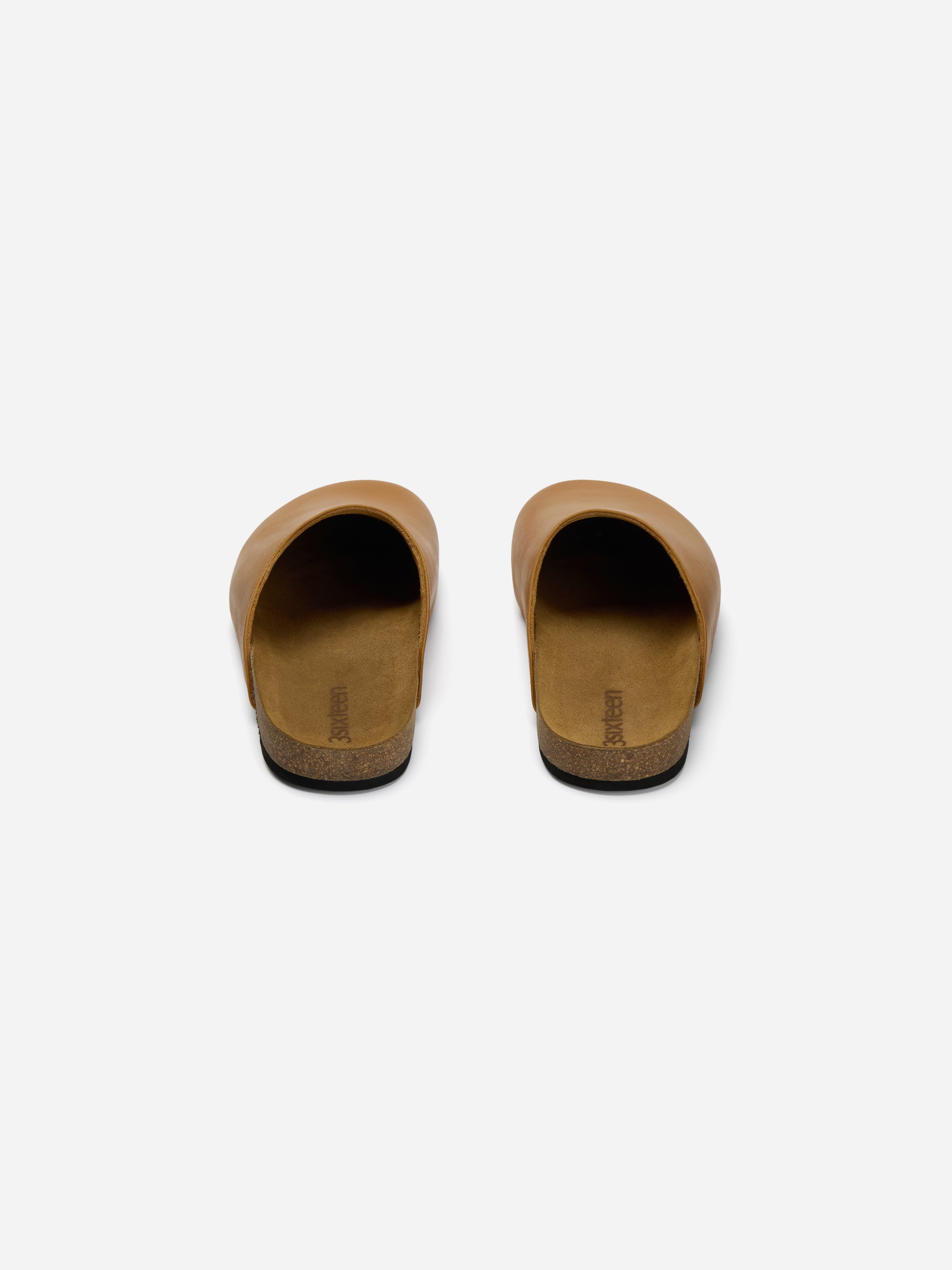 Mule ~ Natural Calf Leather – 3sixteen