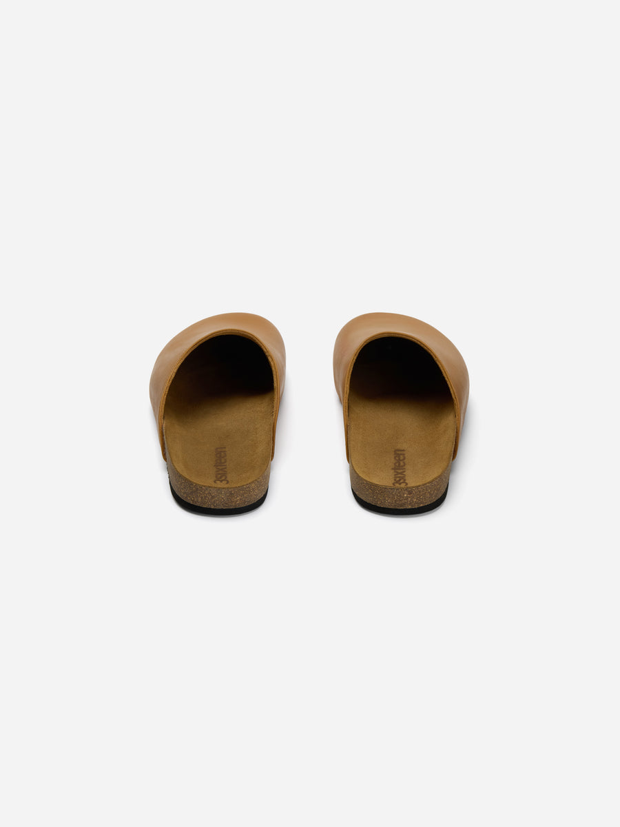 Mule ~ Natural Calf Leather