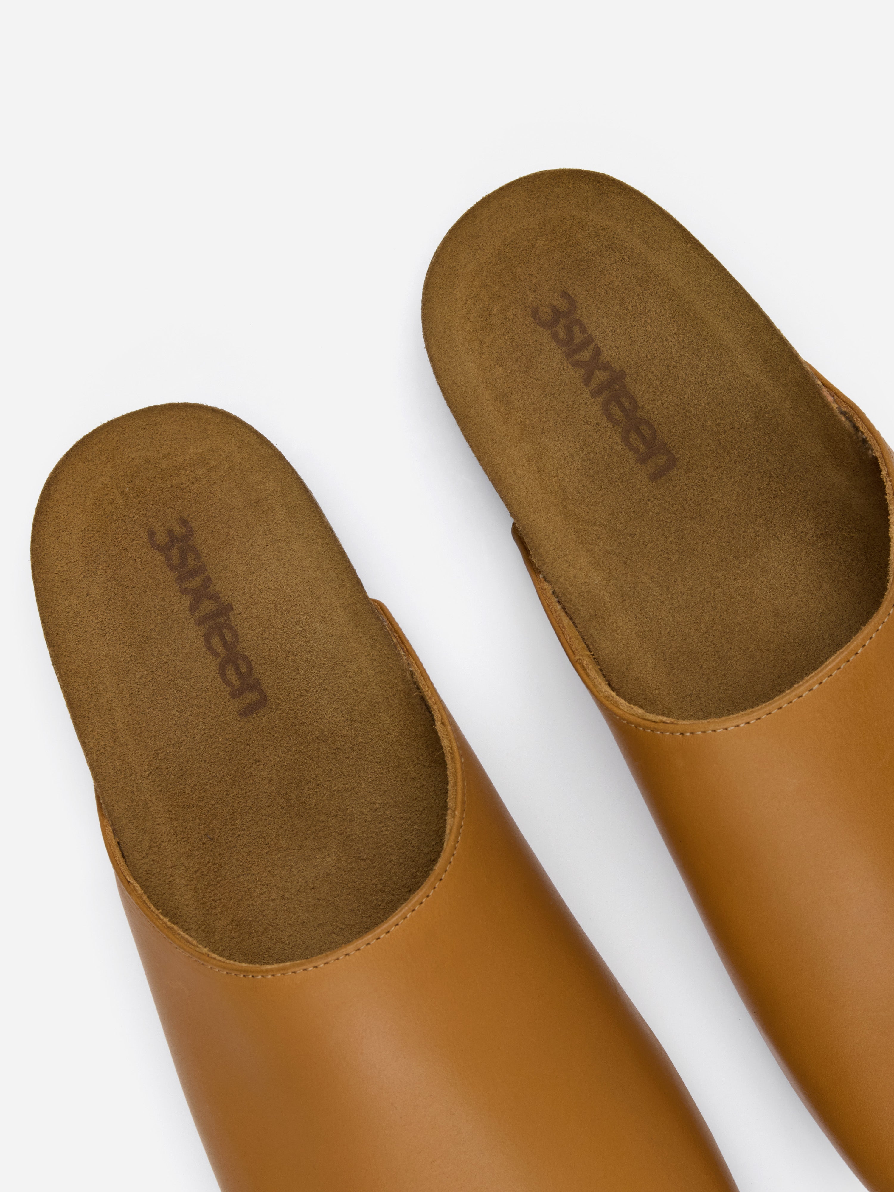 Mule ~ Natural Calf Leather – 3sixteen