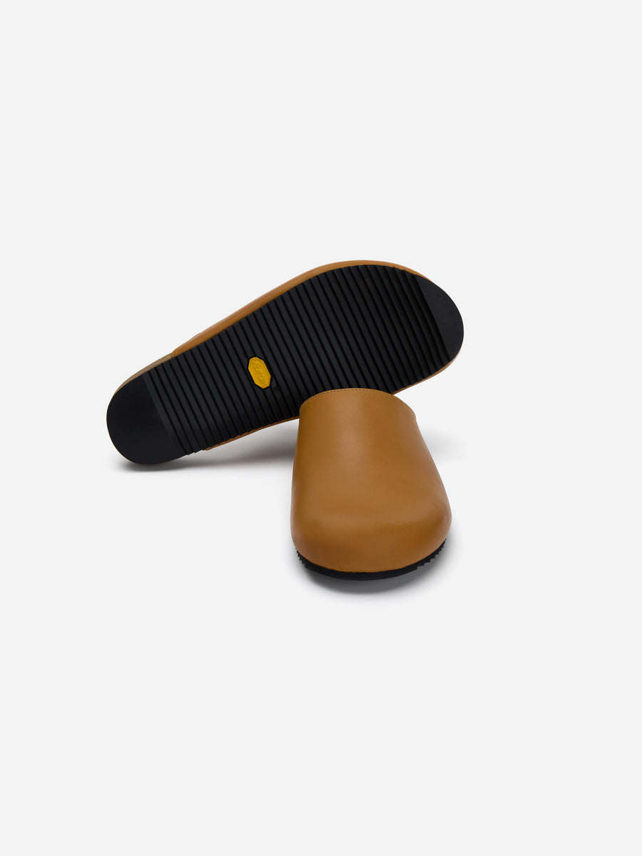 Mule ~ Natural Calf Leather