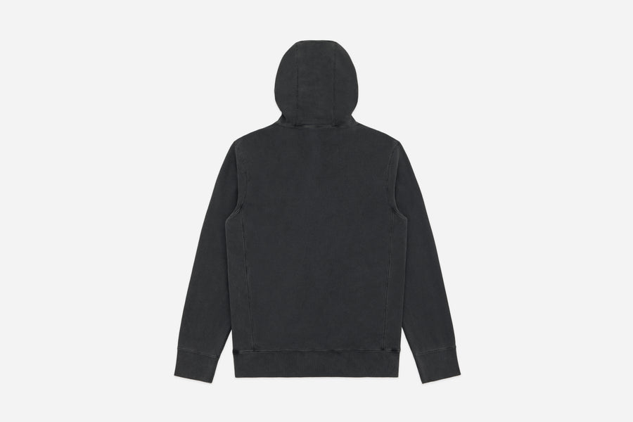 Garment Dyed French Terry Pullover ~ Smoke