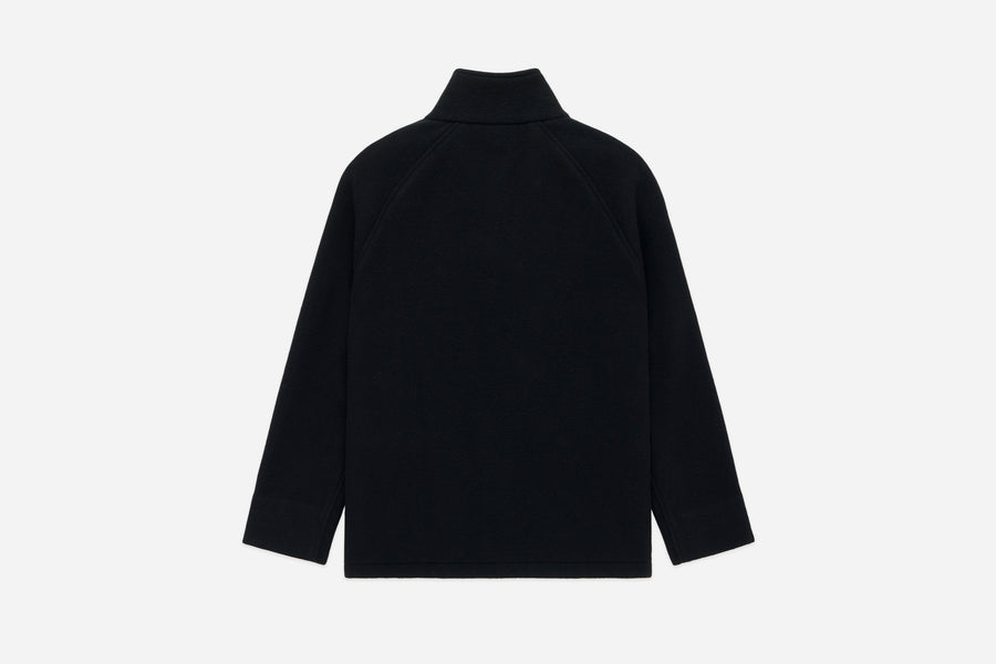 Welding Jacket ~ Black Melton Wool