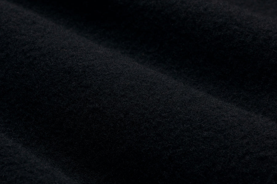 Welding Jacket ~ Black Melton Wool