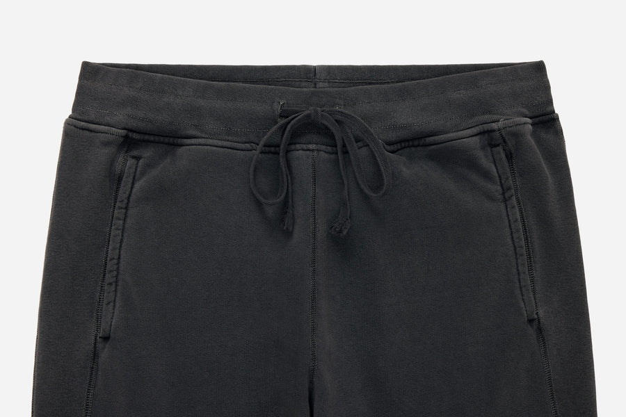 Garment Dyed French Terry Sweatpant ~ Smoke