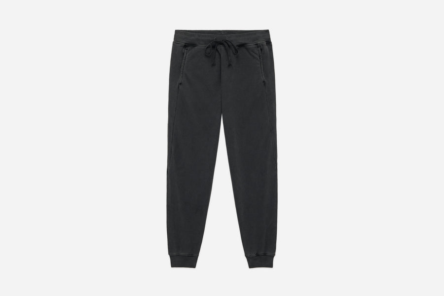 Garment Dyed French Terry Sweatpant ~ Smoke