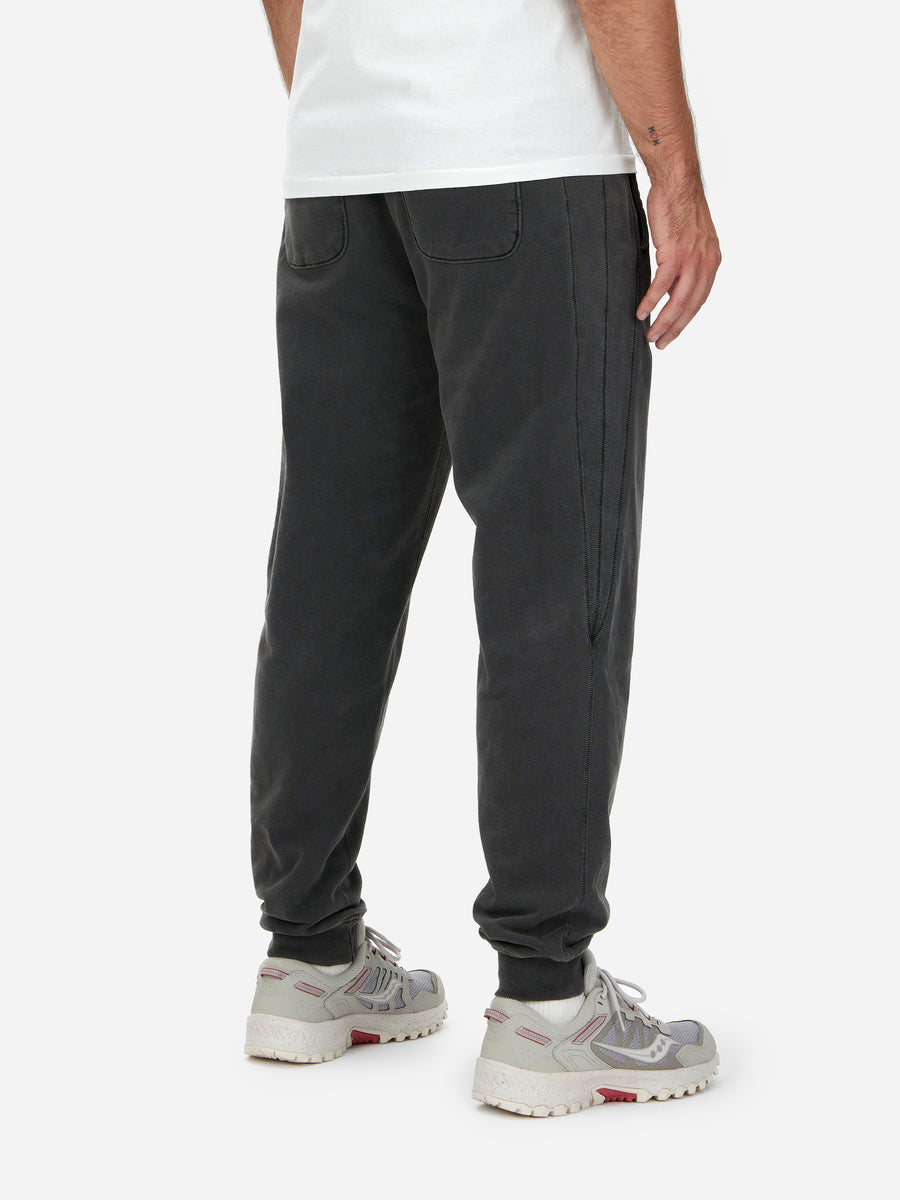 Garment Dyed French Terry Sweatpant ~ Smoke