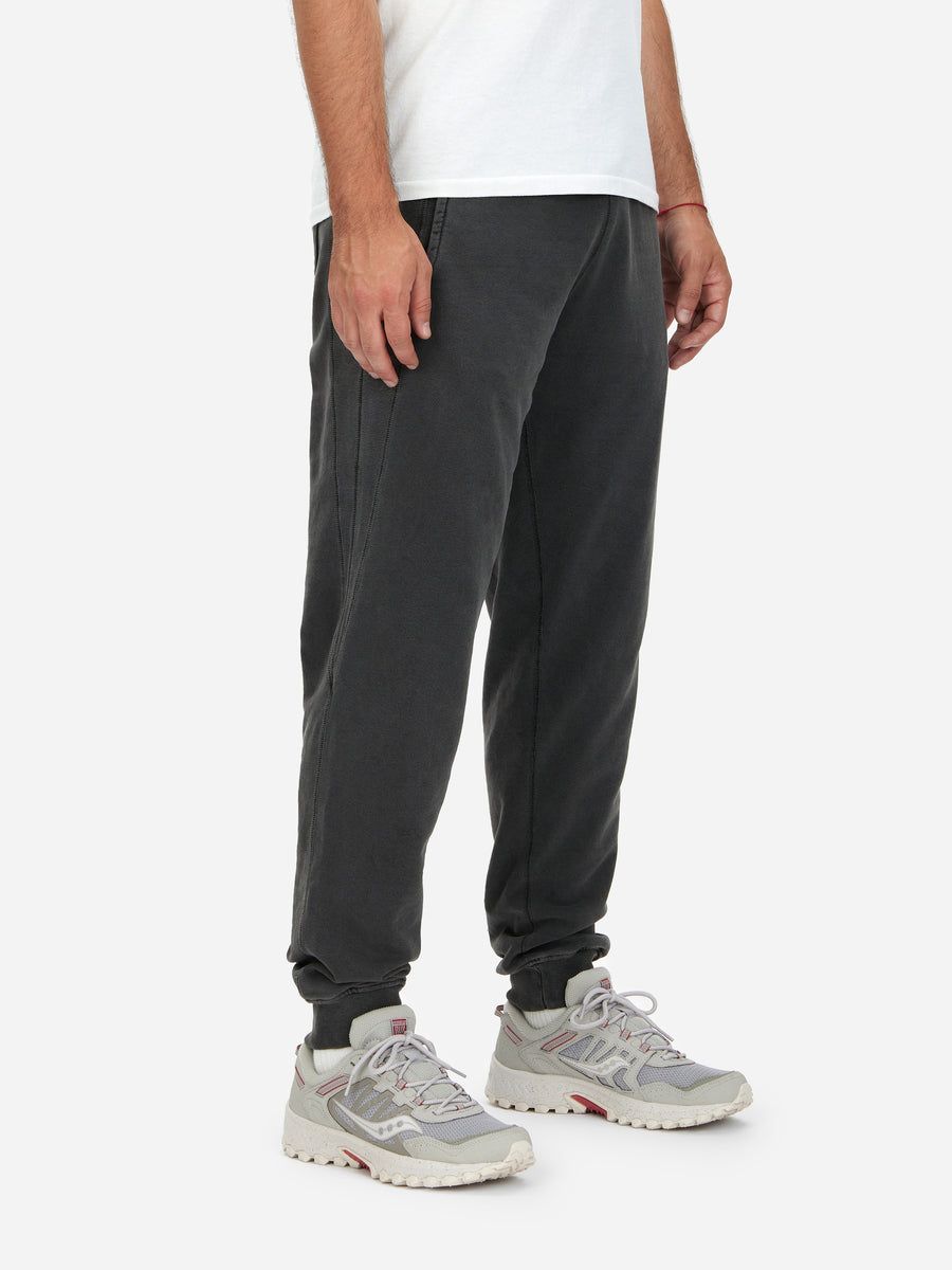 Garment Dyed French Terry Sweatpant ~ Smoke