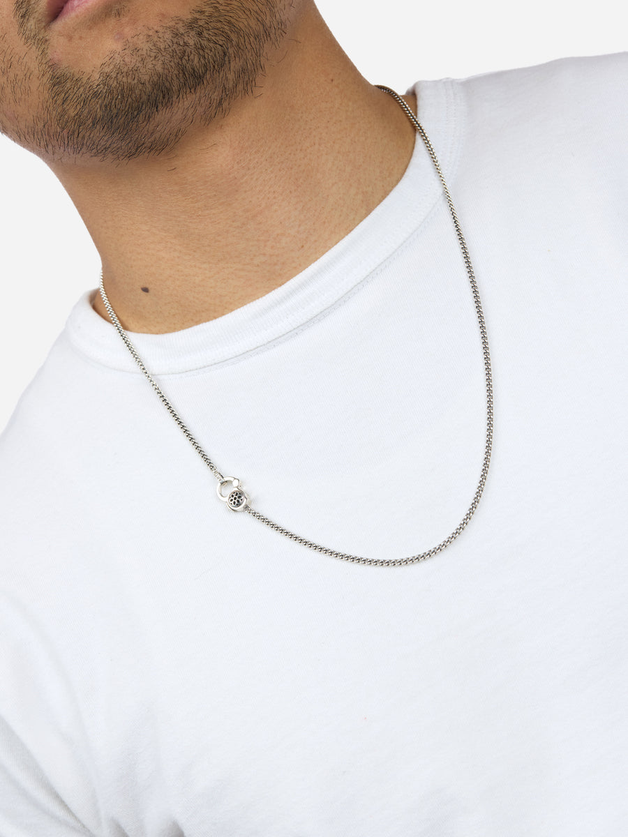 4A Curb Chain Necklace ~ Sterling Silver