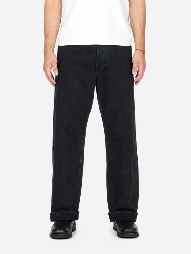 RS-222xs ~ Relaxed Straight - Stonewashed Double Black – 3sixteen