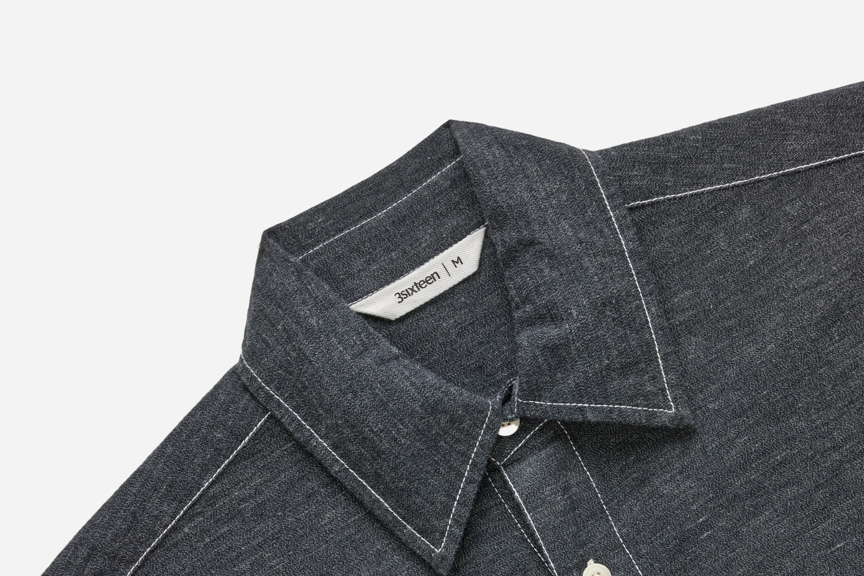 Utility Shirt ~ Black Chambray – 3sixteen