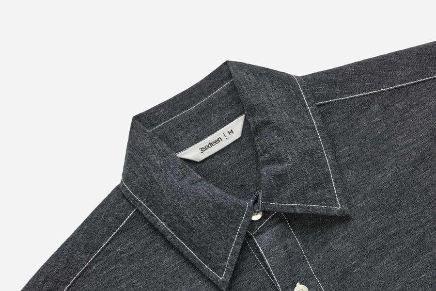USN Overshirt ~ Stonewashed Indigo Canvas