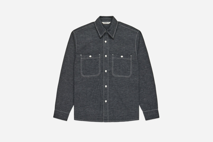 Utility Shirt ~ Black Chambray