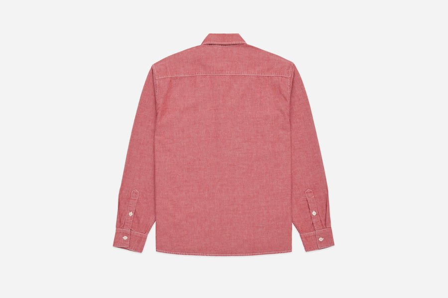 Utility Shirt ~ Red Chambray